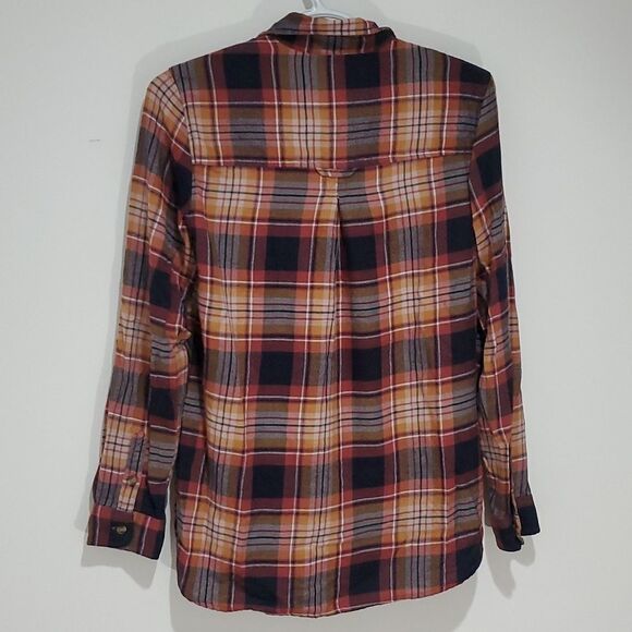 𝅺american Eagle plaid ahh-mazingly soft boyfriend fit XS button down shirt - Picture 4 of 7
